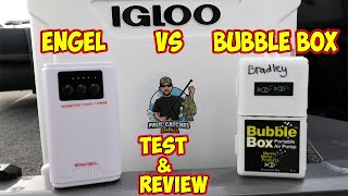 Best Aerator To Keep BAIT ALIVE Engel Aerator VS Bubble Box Test amp Review [upl. by Call855]