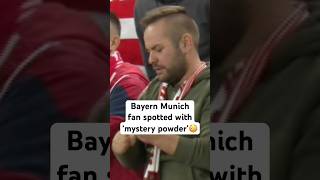 A Bayern Munich fan was caught on camera appearing to snort a mystery powder bayernmunich shorts [upl. by Othelia]