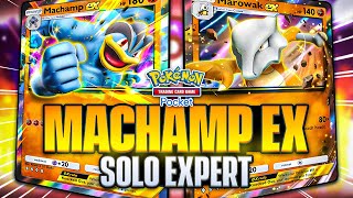 Machamp EX Expert Solo Battle 100 Guide 【Pokemon TCG Pocket】 [upl. by Areek857]