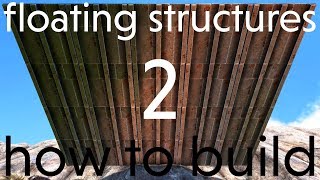 how to build floating structures 2  Ark Survival Evolved 115 [upl. by Aicenek]