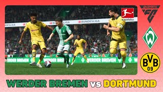 WERDER BREMEN vs BORUSSIA DORTMUND  Bundesliga 202425 [upl. by Fatimah471]