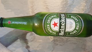 Heineken Pure Malt Lager Beer Opening Unboxing 2020 [upl. by Padraic]