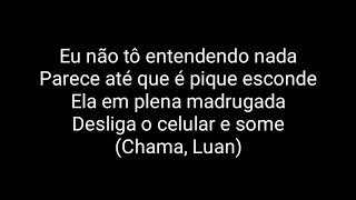 Nego Do Borel  Contatinho Letra Part Luan Santana [upl. by Scandura52]