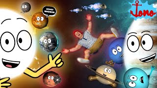 Planets of The Solar System Educational Song For Kids 🪐 Outer Space Brain Break 🚀 JONO KIDS SHOW [upl. by Eicul]