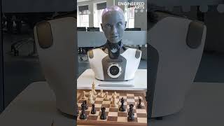 AI Humanoid Robot Ameca Plays Chess For The First Time [upl. by Quill915]