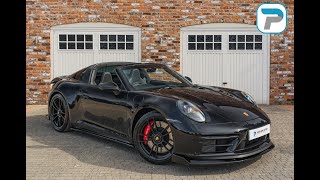 202323 PORSCHE 911 TARGA 4 GTS IN JET BLACK METALLIC WITH BLACK LEATHER INTERIOR [upl. by Haletky745]