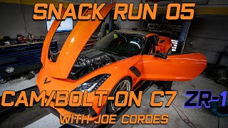 Snack Run 05 Cammed and Bolt On C7 ZR 1 [upl. by Bryanty]