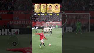 Ronaldos Free Kick Evolution FIFA 22  EAFC 25 [upl. by Seaddon564]