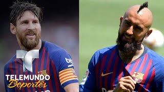 Lo que aporta Vidal al Barcelona según Messi  La Liga  Telemundo Deportes [upl. by Odille]