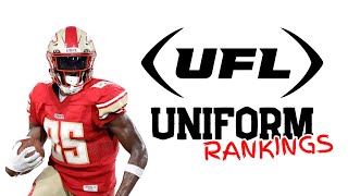 RANKING EVERY 2024 UFL UNIFORMS [upl. by Aieka]