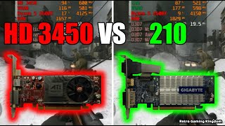 Radeon HD 3450 vs GeForce 210 Test In 9 Games No FPS Drop  Capture Card [upl. by Wenz414]