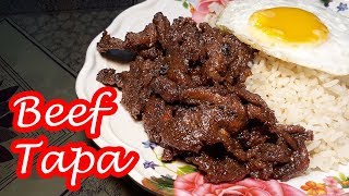 HOME MADE BEEF TAPA  TAPSILOG [upl. by Wilek]