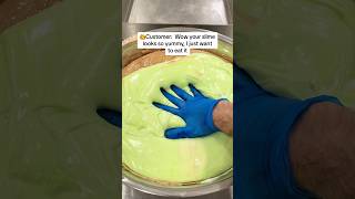 Is the “Slime” edible 😅 slime slimeasmr marshmallow visualasmr satisfyingvideos [upl. by Ecirtahs]