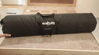 Best Wakefit Orthopedic Memory Foam Mattress  Unboxing and Review [upl. by Rosene]