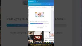 Redimensionar e converter seu projeto no canva tutorial estudio100 [upl. by Esbenshade]