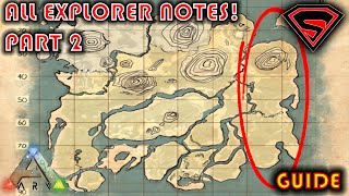 ARK SURVIVAL EVOLVED THE ISLAND ALL EXPLORER NOTES PART 2 [upl. by Ynatirb]