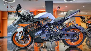 KTM RC 125 2021 Dark Galvano Colour Price Specs Detailed Walkaround Review [upl. by Dyol]