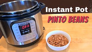 Instant Pot Pinto Beans  No Soaking  Ready in about an hour and a half [upl. by Annaert]