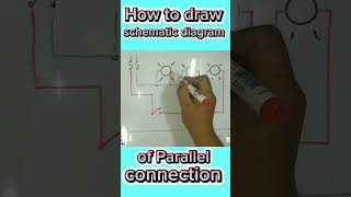 How to draw a schematic diagram of Parallel connection filipino fyp electrical wiringdiagram [upl. by Alywt363]