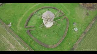 Moulin de pierre  Hauville  HauteNormandie  Eure  Aerial footage  drone 4k [upl. by Orodisi22]