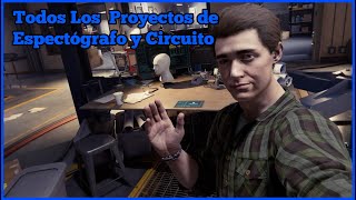 Solución de Todos Los Proyectos de Espectógrafo y Circuito  MARVEL’S SPIDERMAN PS4 [upl. by Bobbi116]