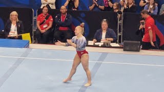 Joscelyn Roberson 🇺🇲 13925 Floor  Olympic Trials 2024 Day 1 [upl. by Ydissak]