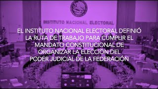 El INE aprobó el Plan de trabajo y el Marco Geográfico para los comicios del próximo 1 de junio [upl. by Aciemaj128]