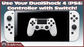 How to Connect a PS4 Controller to Nintendo Switch DualShock 4 [upl. by Cassella939]