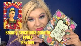 Beauty Creations The Frida Palette Review [upl. by Sharron]