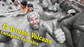 Therapeutic Adventure  Mud Bath in Totumo Volcano Colombia [upl. by Lavena]