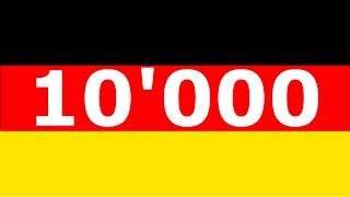 Zahlen von 1 bis 10000 auf Deutsch [upl. by Kobe]