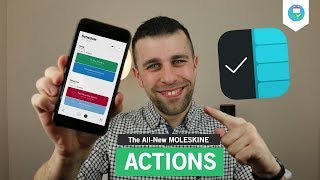 Moleskine Actions Task Management App  Review 10 [upl. by Hellman]