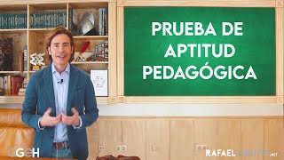 👨‍🏫 Prueba de aptitud pedagógica teaser  Rafael Montes [upl. by Ahsirk252]