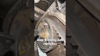 Jeep compass  Diesel Timing belt Replace Sort video Nazim mechanic ￼ [upl. by Nylecoj18]