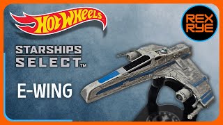 Hot Wheels Star Wars Starships Select New Republic EWing Review [upl. by Macfadyn502]