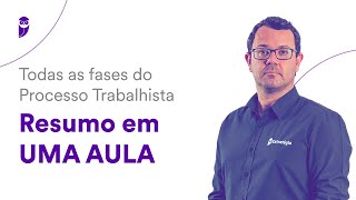 Todas as fases do Processo Trabalhista Resumo em UMA AULA  Prof Bruno Klippel [upl. by Shoshana]