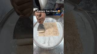 Live Ferrero Rocher Tawa Ice Cream😻  Indian Street Food shorts [upl. by Adnahc]