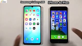 Samsung Galaxy A06 Vs iPhone 6s Plus Speed Test And COMPARISON [upl. by Ralston]