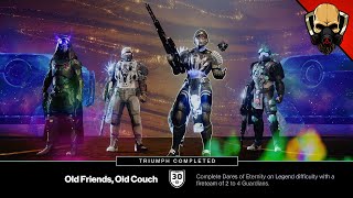 Old Friends Old Couch Dares of Eternity Legend Run Destiny 2 [upl. by Burkhardt]