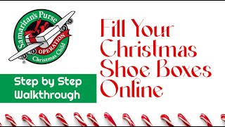 Samaritans Purse Christmas Shoebox Walkthrough  New Brighton MC  Step By Step [upl. by Aiela]