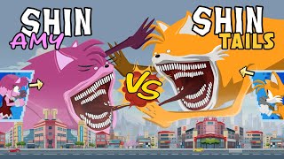 Shin Amy vs Shin Tails  Shin Sonic Animation [upl. by Darrow]