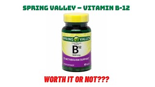 Spring Valley – Vitamin B12 1000 mcg Review [upl. by Ansel]