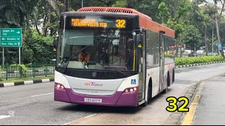 SBST  SBS8101R on Service 32  Scania K230UB Euro VI Batch 1 [upl. by Etnomal]