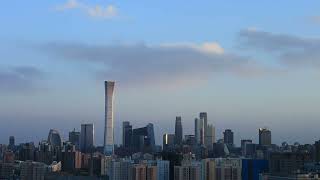 Day to night transfer Timelapse video in CBD of Beijing Beijing timelapse CBD [upl. by Ecirp]