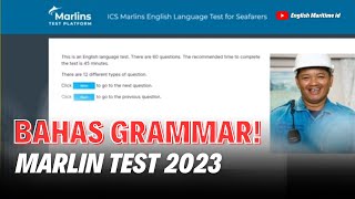 PART 3 BONGKAR MARLIN TEST 2023 grammar [upl. by Anelehs]