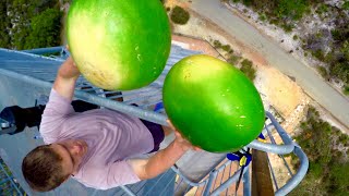 CATCHING WATERMELONS from 150 FEET [upl. by Meagher]