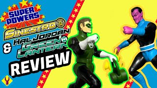 REVIEW of the new SINESTRO and HAL JORDAN Super powers figures [upl. by Aik745]