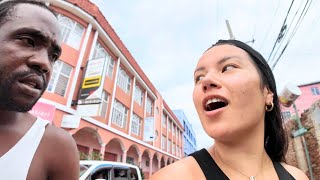 Is Jamaica safe for tourists 🇯🇲 Walk the streets of Montego Bay with me VLOG [upl. by Ibur662]