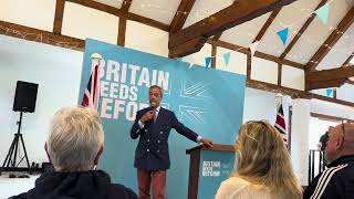 NIGEL FARAGE  EPIC SPEECH  ORATORY AT ITS FINEST  FRINTON TENNIS CLUB 15 June 2024 [upl. by Carlyle158]