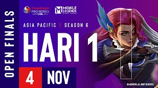 🔴 ID AP Mobile Legends Bang Bang  Snapdragon Mobile Open Finals  Season ke6  Hari 1 [upl. by Aidualc359]